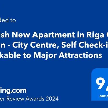 Apartament Stylish New In Old Town - Centre, Self Check-in, Walkable To Major Attractions Ryga
